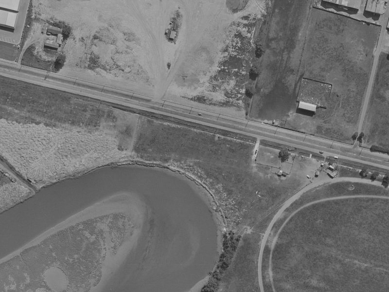 1008 Ferry Road from the air, 1970-1974