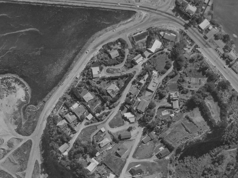 7 Balmoral Lane from the air, 1970-1974