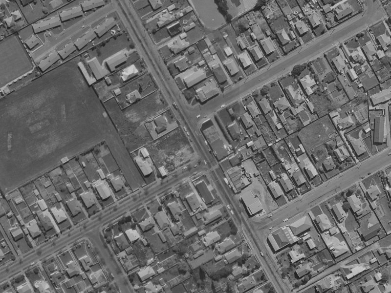 109 Wilsons Road from the air, 1970-1974