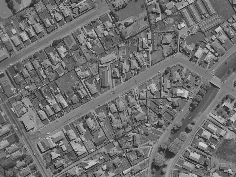 34 Beckford Road from the air, 1970-1974