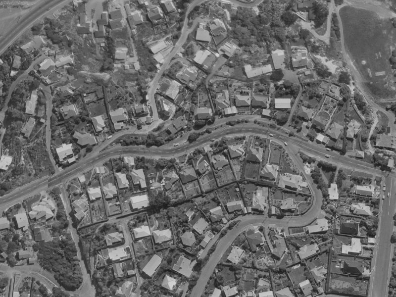 38 Saint Andrews Hill Road from the air, 1970-1974