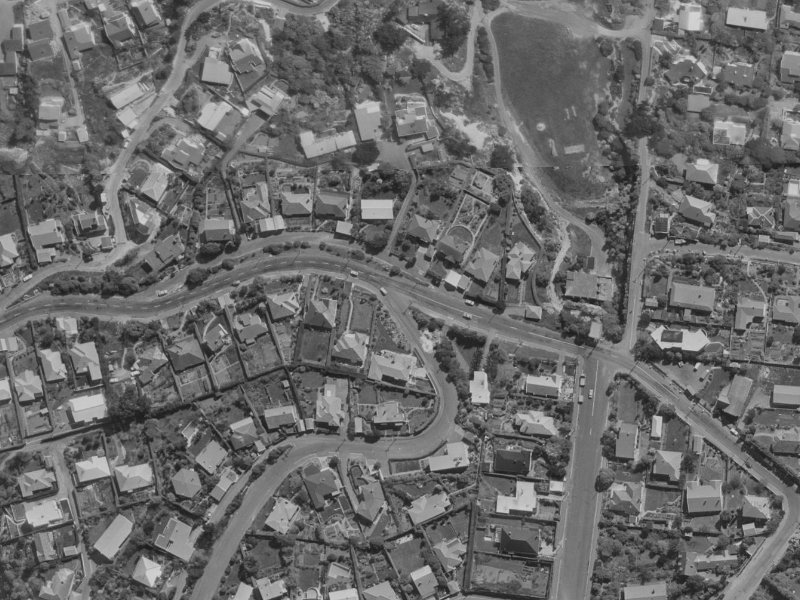 2 Marama Crescent from the air, 1970-1974
