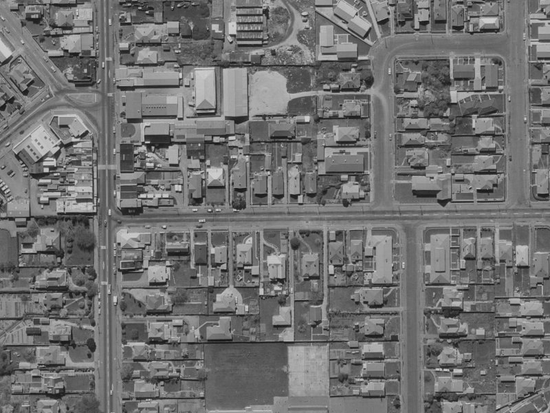 21 Tennyson Street from the air, 1970-1974