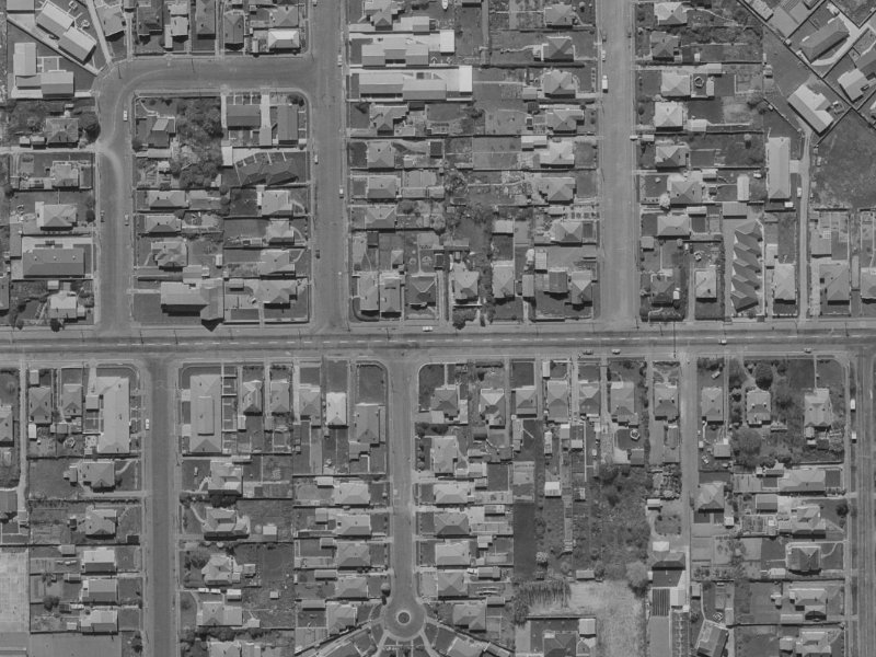 57 Tennyson Street from the air, 1970-1974