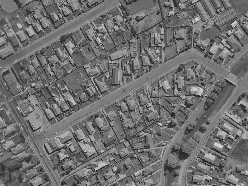 26 Beckford Road from the air, 1970-1974