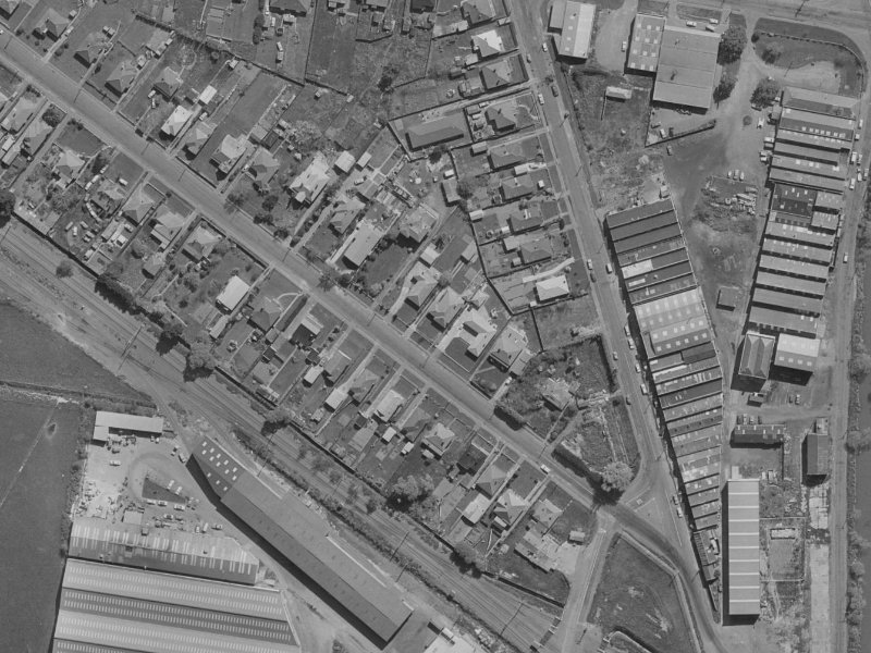 49 Maunsell Street from the air, 1970-1974