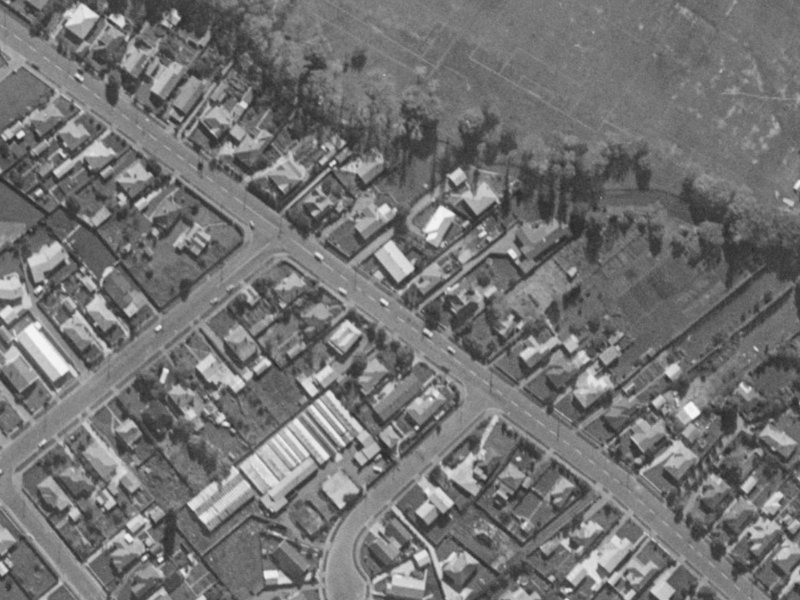 71 Hoon Hay Road from the air, 1970-1974