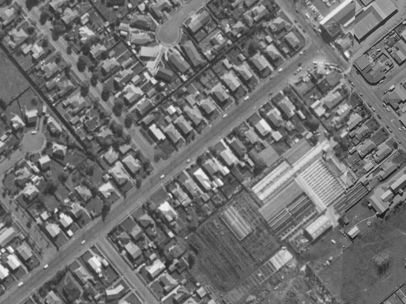 72 Stourbridge Street from the air, 1970-1974