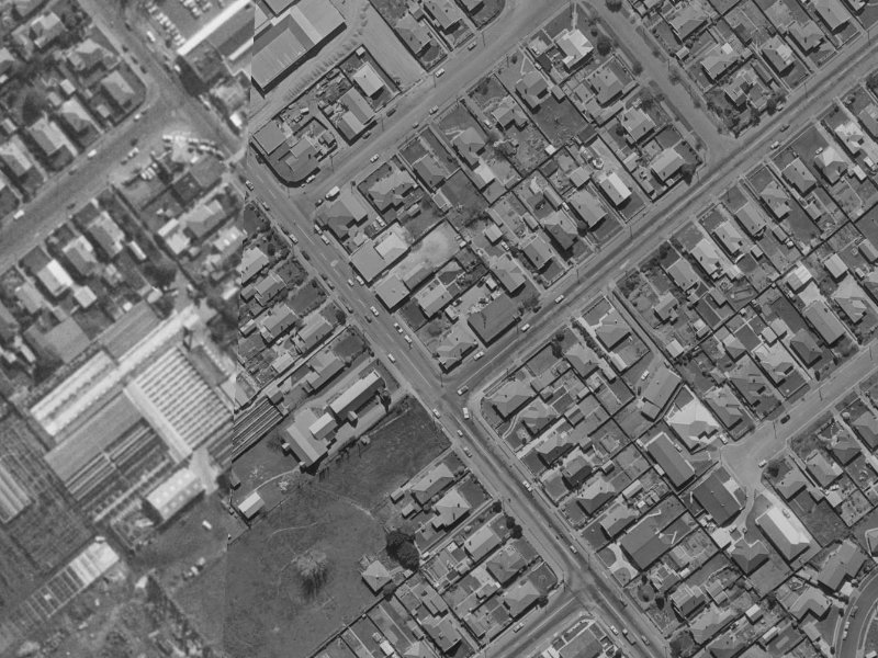 3A Milton Street from the air, 1970-1974