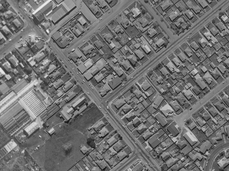 3 Milton Street from the air, 1970-1974