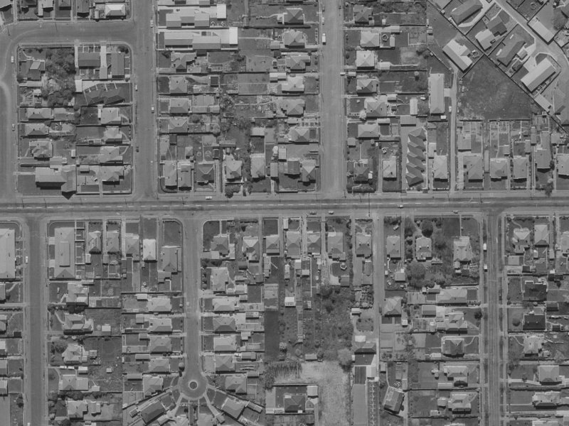 74 Tennyson Street from the air, 1970-1974
