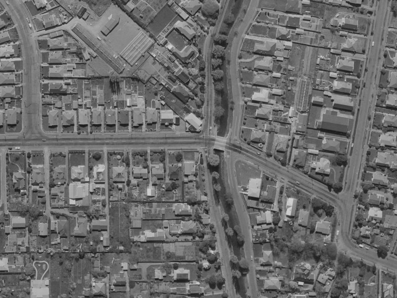 277 Eastern Terrace from the air, 1970-1974