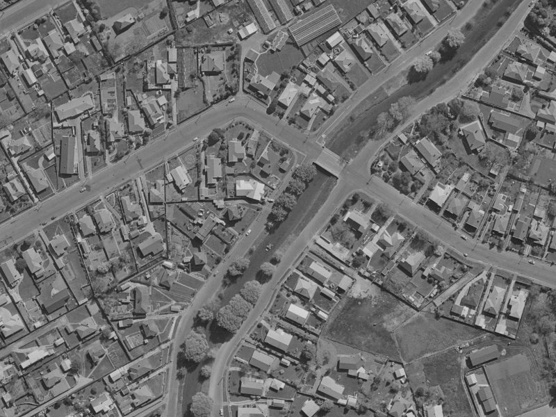 248 Riverlaw Terrace from the air, 1970-1974