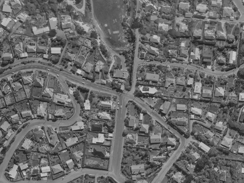 52 Saint Andrews Hill Road from the air, 1970-1974