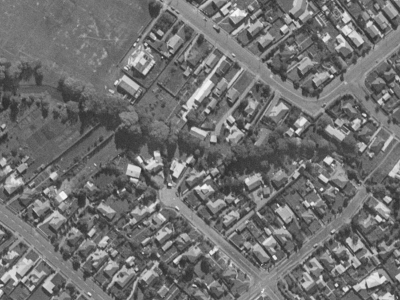 9B Domain Terrace from the air, 1970-1974
