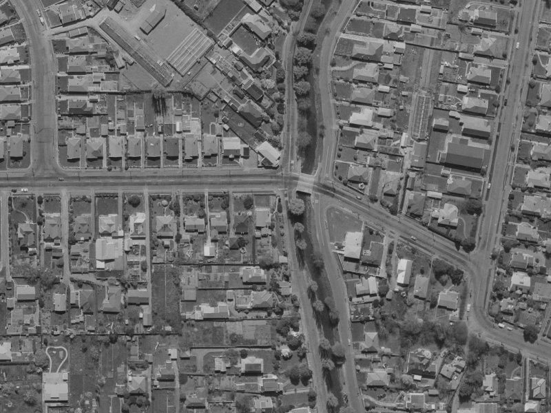 274 Eastern Terrace from the air, 1970-1974