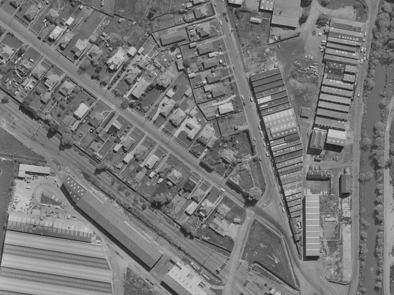 53 Maunsell Street from the air, 1970-1974