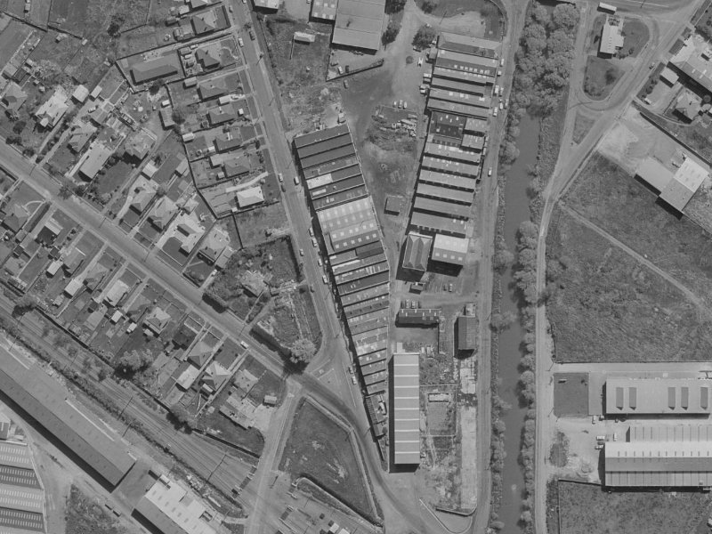33 Tanner Street from the air, 1970-1974