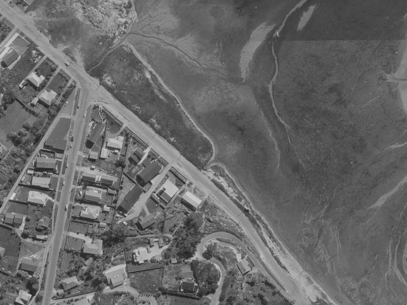 Mccormacks Bay Road from the air, 1970-1974