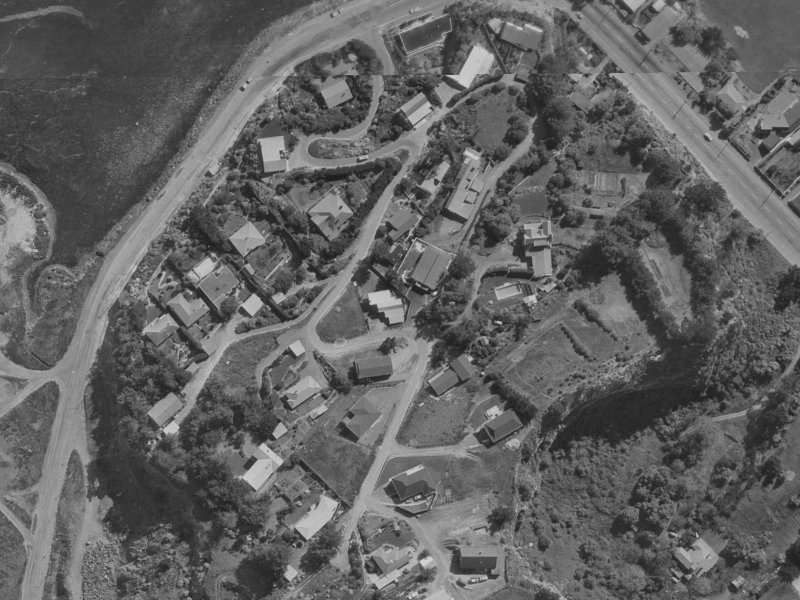 18 Balmoral Lane from the air, 1970-1974