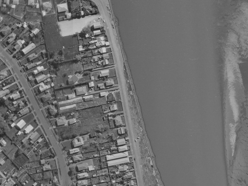 64–66 Beachville Road from the air, 1970-1974