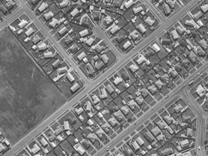 West-Watson Avenue from the air, 1970-1974