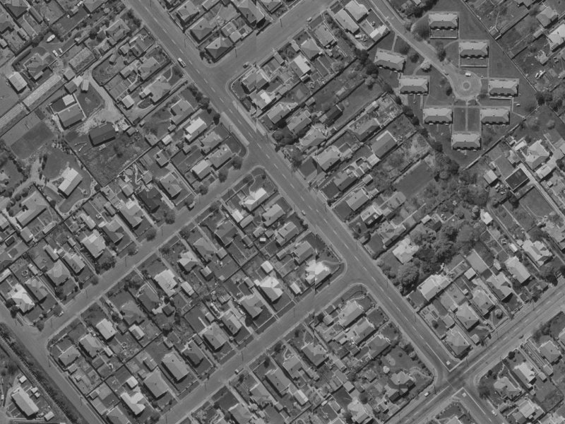 65 Selwyn Street from the air, 1970-1974