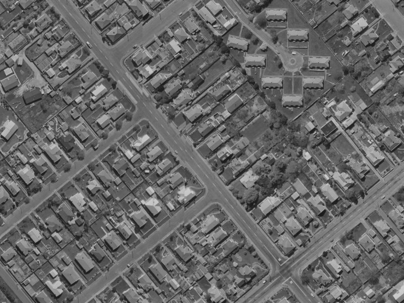 62 Selwyn Street from the air, 1970-1974