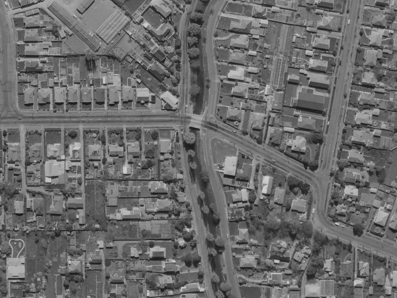 102 Palatine Terrace from the air, 1970-1974