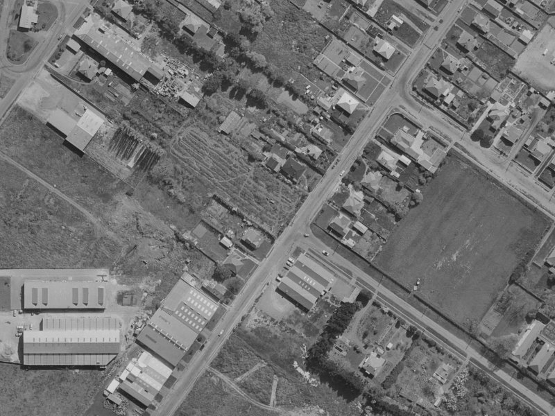 106 Bamford Street from the air, 1970-1974