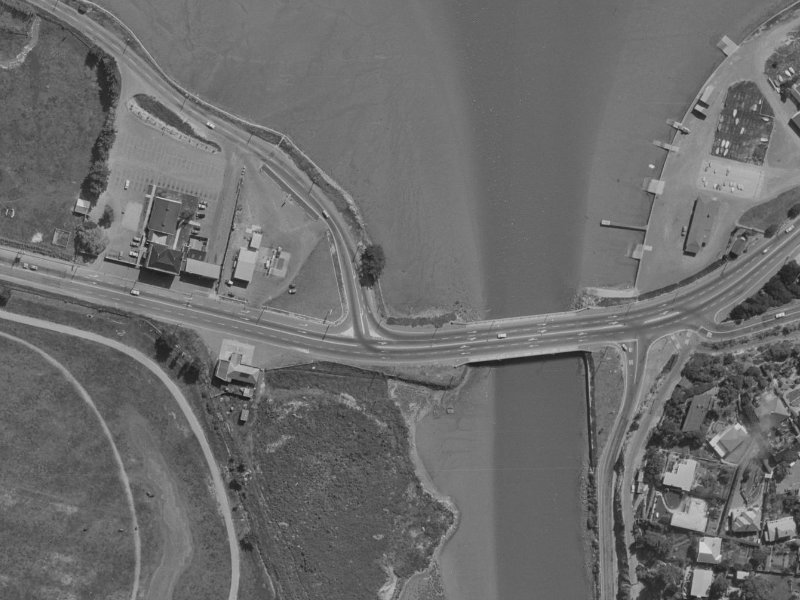 1105 Ferry Road from the air, 1970-1974