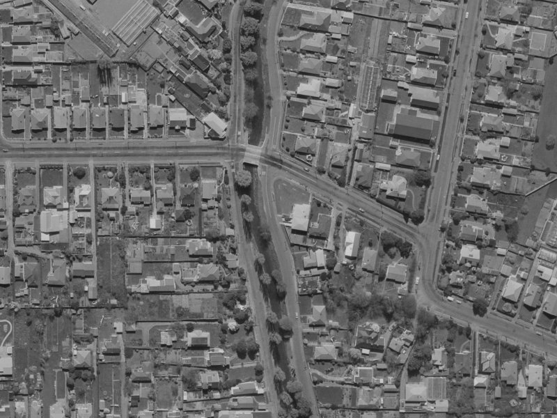 102 Palatine Terrace from the air, 1970-1974