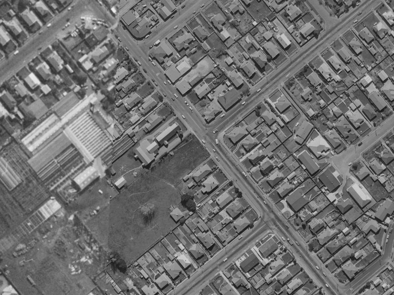217 Barrington Street from the air, 1970-1974
