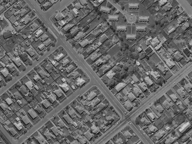 56 Selwyn Street from the air, 1970-1974