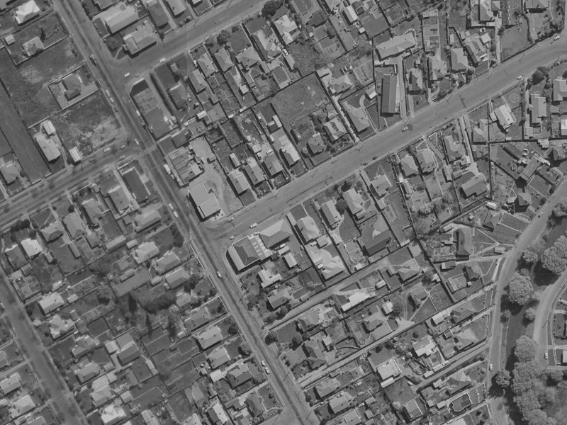 8 Beckford Road from the air, 1970-1974