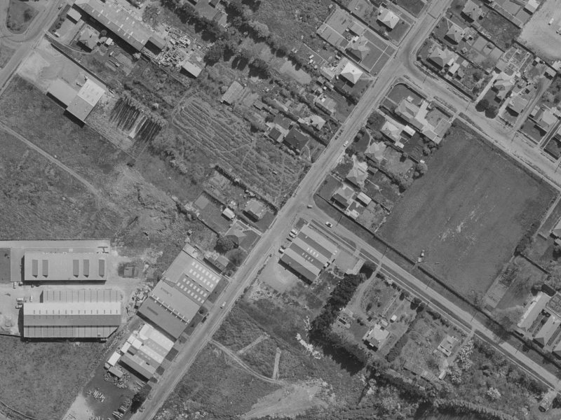 112 Bamford Street from the air, 1970-1974