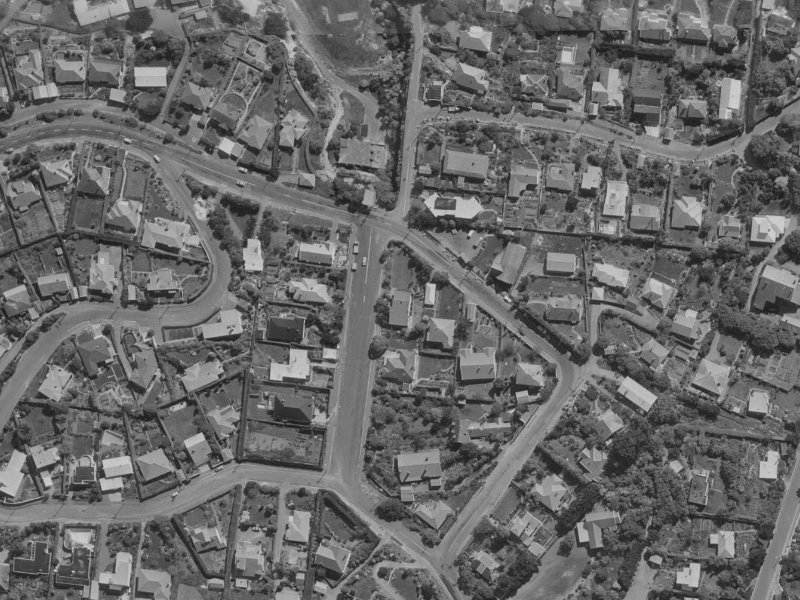 52 Marama Crescent from the air, 1970-1974