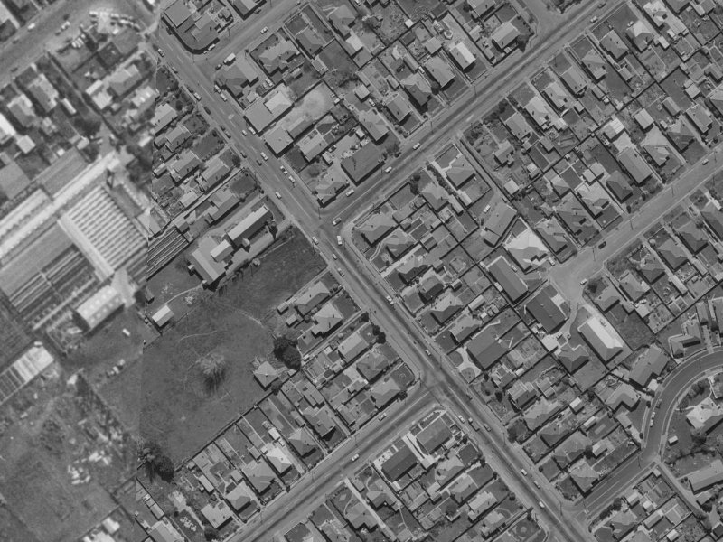 232 Barrington Street from the air, 1970-1974