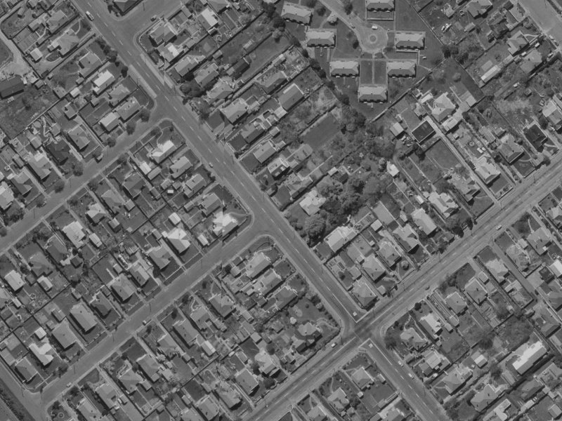 50 Selwyn Street from the air, 1970-1974