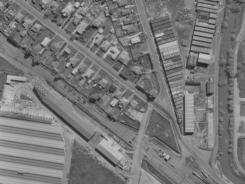 62 Maunsell Street from the air, 1970-1974