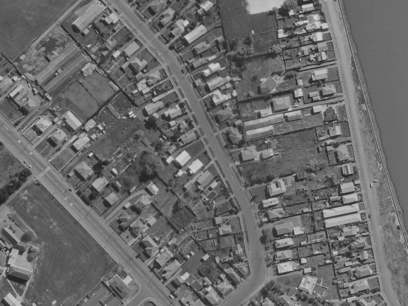 Celia Street from the air, 1970-1974