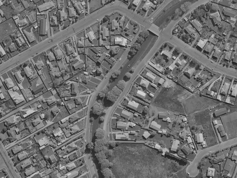 261 Fifield Terrace from the air, 1970-1974