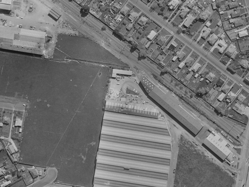 51 Curries Road from the air, 1970-1974