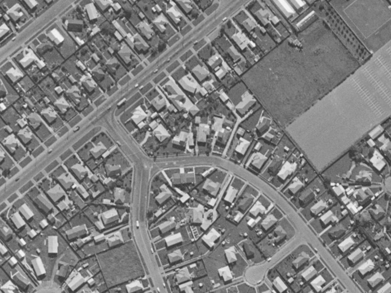 3 Redgrave Street from the air, 1970-1974