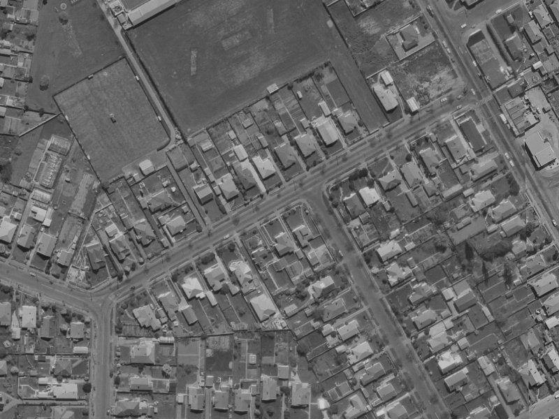 16A Gamblins Road from the air, 1970-1974