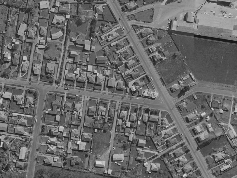 95 Grange Street from the air, 1970-1974