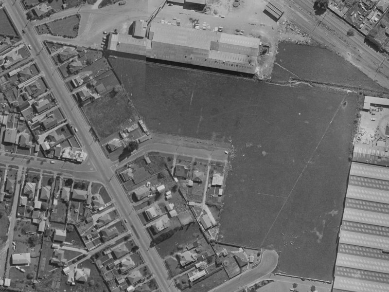 92 Grange Street from the air, 1970-1974