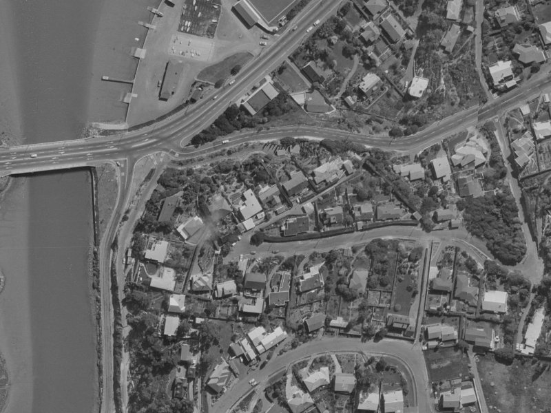Menlo Terrace from the air, 1970-1974