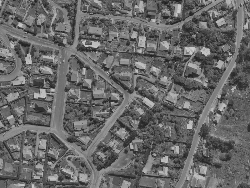 64 Saint Andrews Hill Road from the air, 1970-1974