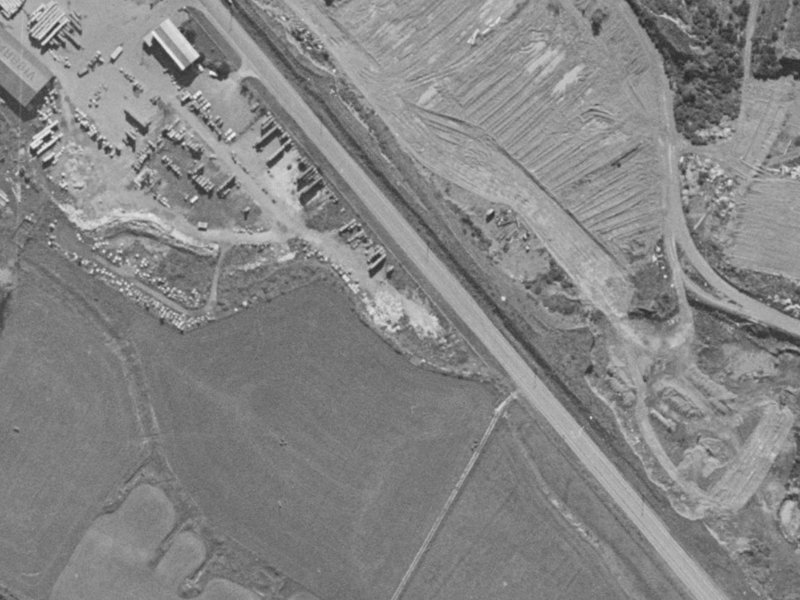 551E Halswell Junction Road from the air, 1970-1974